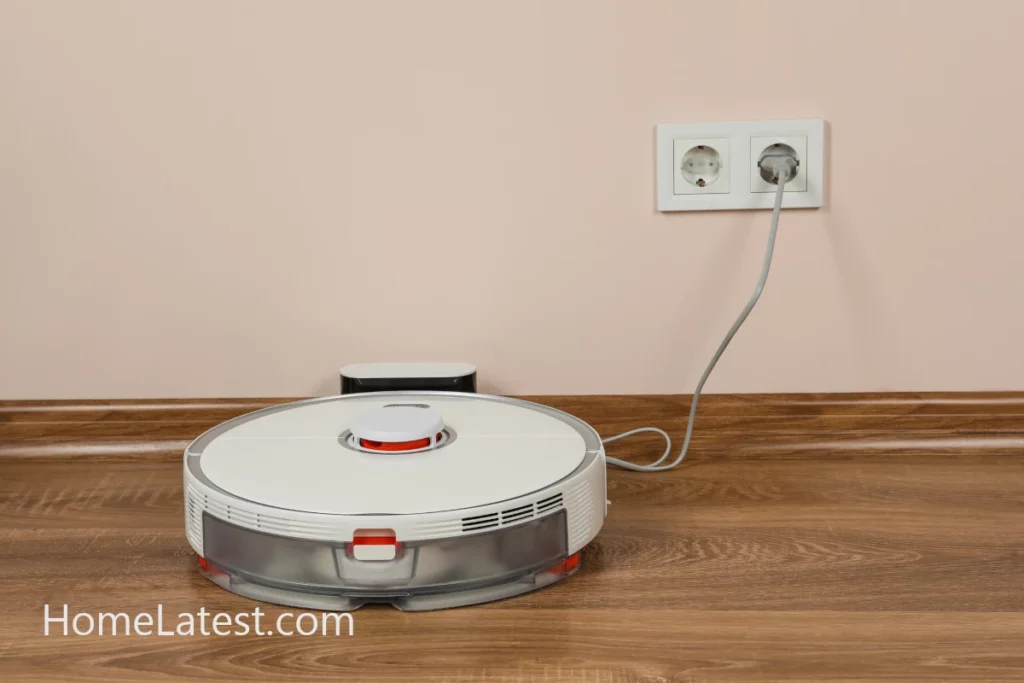 Robot vacuum cleaner wall charging with 110 voltage